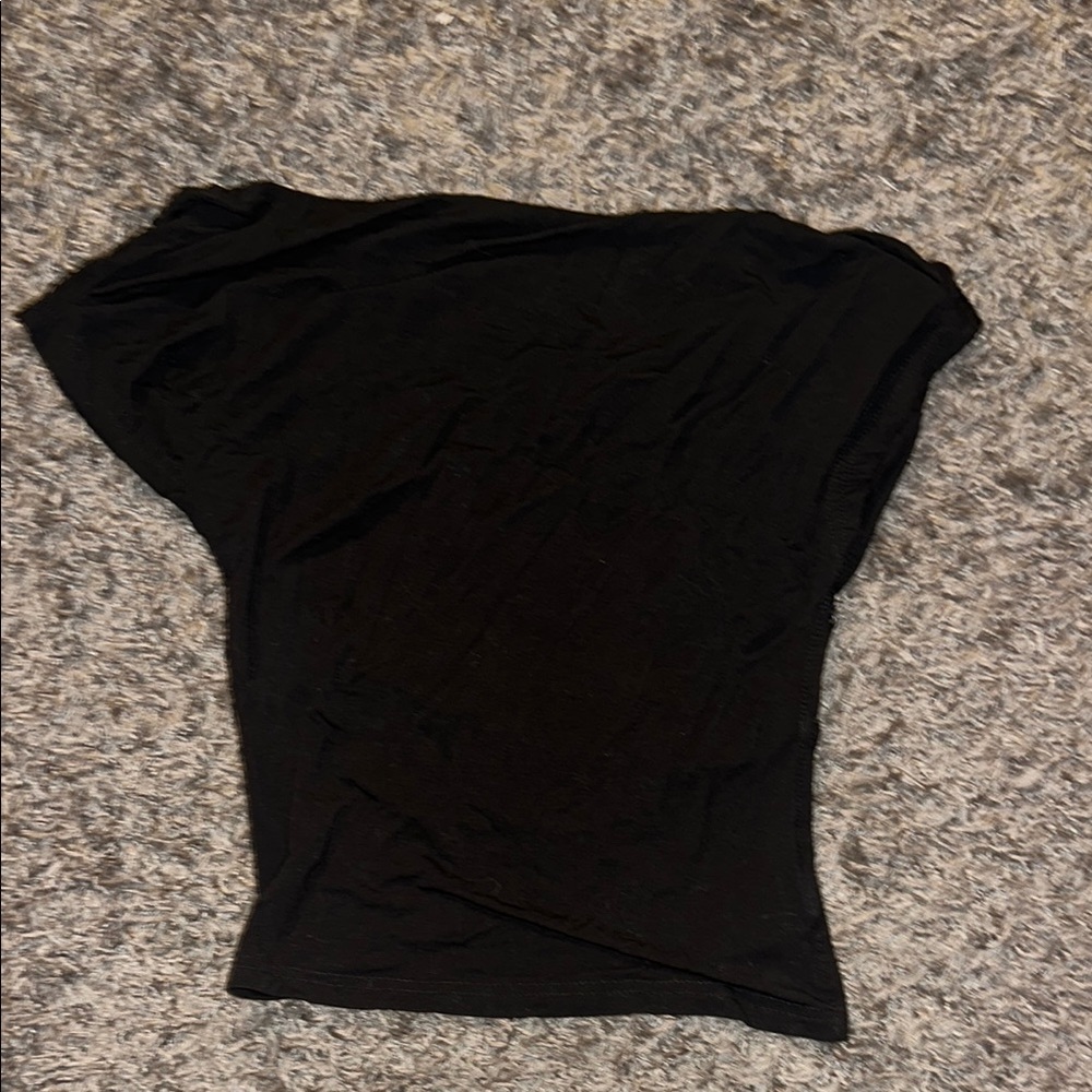 Elegant Backless Black Women's Top